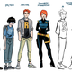Derek Charm’s early designs for Time Police.